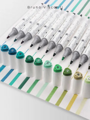 Набор маркеров двусторонних для скетчинга - Фото 15