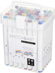 Набор маркеров двусторонних для скетчинга - Фото 2