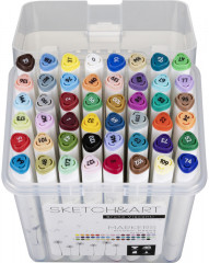 Набор маркеров двусторонних для скетчинга - Фото 6