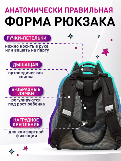 Ранец школьный «Летучая мышка»