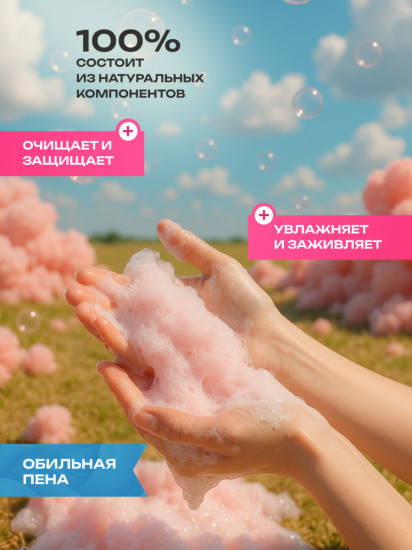 Мыло жидкое для рук «Bubble Gum»