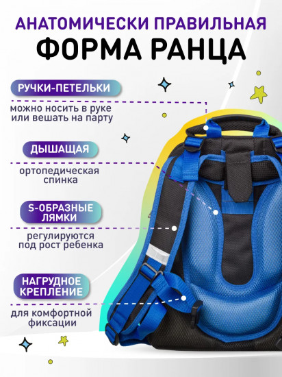Ранец школьный «Space time»