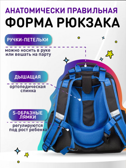 Ранец школьный «Robot паттерн»