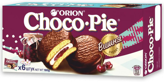 Пирожное «Choco-Pie Cherry. Вишня»