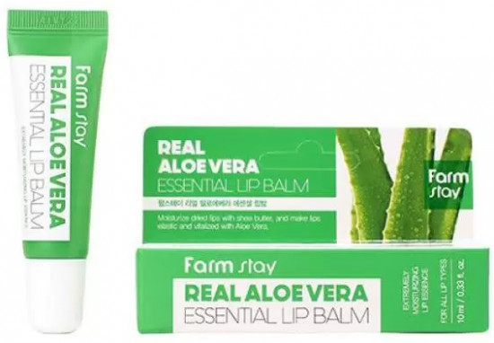 Бальзам для губ «Real Aloe Vera Essential Lip Balm»