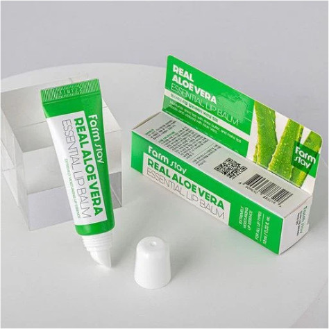 Бальзам для губ «Real Aloe Vera Essential Lip Balm»