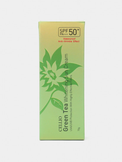 Крем для лица и тела солнцезащитный «Green Tea Whitening Sun Cream» SPF50+ PA+++
