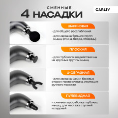 Массажер для тела ручной перкуссионный - Фото 2