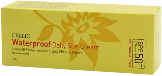 Крем для лица солнцезащитный водостойкий «Waterproof Whitening Sun Cream» SPF50+ PA+++