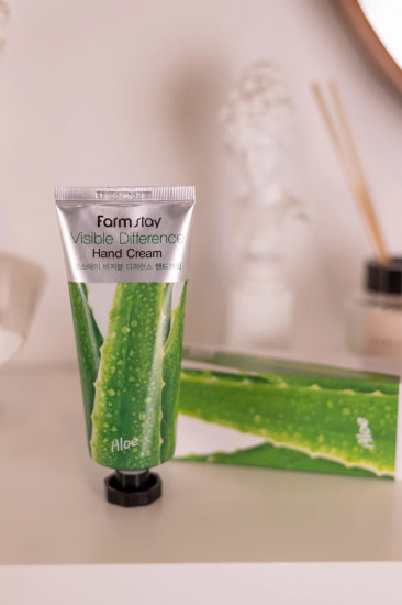 Крем для рук с экстрактом алоэ «Visible Difference Hand Cream Aloe»