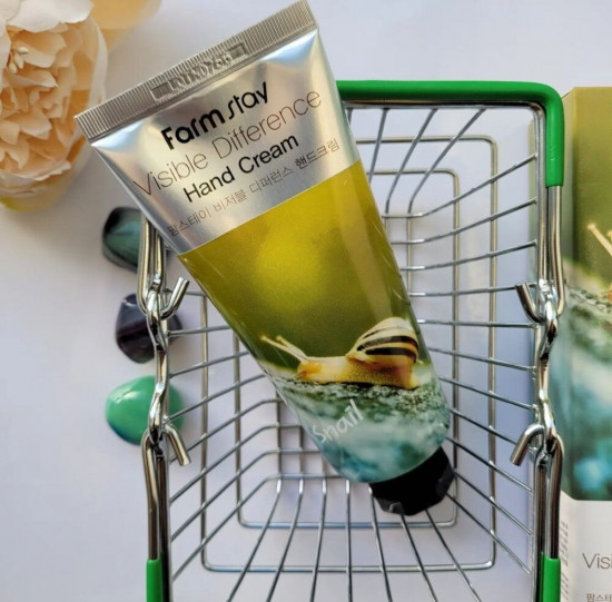 Крем для рук с муцином улитки «Visible Difference Hand Cream Snail»