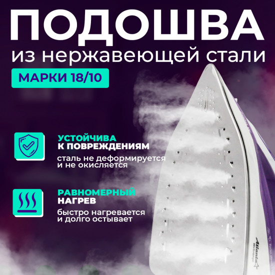 Утюг с пароувлажнением Atlanta ATH-5537