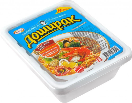 Лапша быстрого приготовления со вкусом морепродуктов
