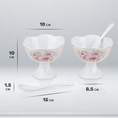 Набор креманок с ложками - Фото 2