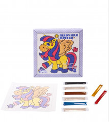 Картина из песка «Маленький пегас» - Фото 2