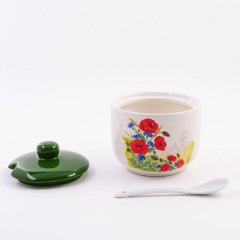 Сахарница с ложкой «Цветущие маки» - Фото 2