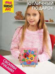 Набор для создания барельефа «Анютины глазки» - Фото 6