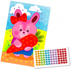 Рисунок из страз «Зайчик» - Фото 1