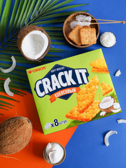 Печенье затяжное «Crack it кокосовый»