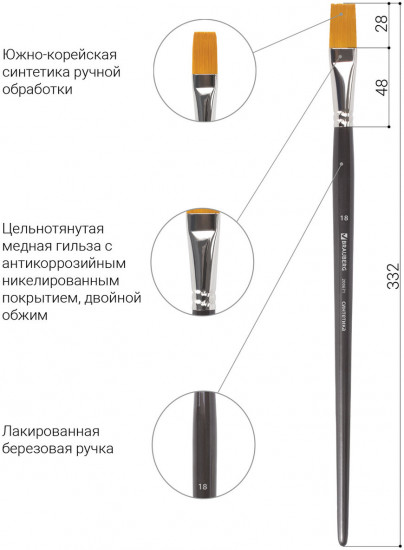 Кисть художественная