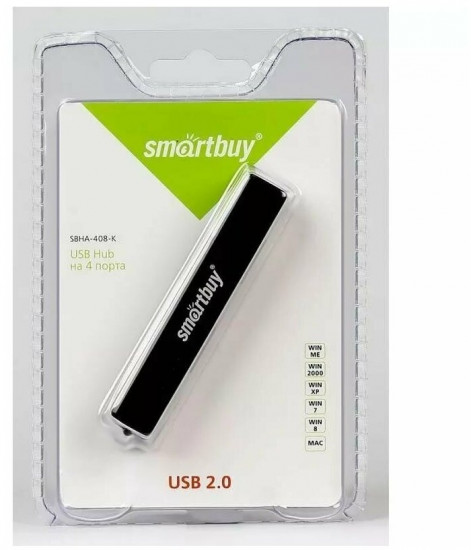 USB-хaб Smartbuy SBHA-408-K