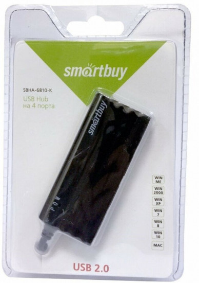 USB-хaб Smartbuy SBHA-6810-K