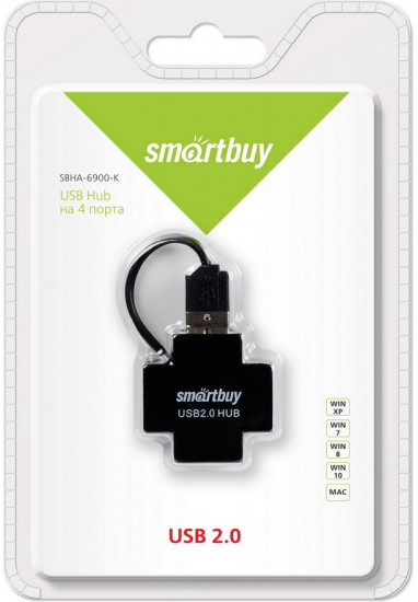 USB-хaб Smartbuy SBHA-6900-K