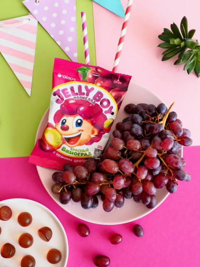 Мармелад жевательный Jelly Boy «Джелли Бой. Красный виноград»