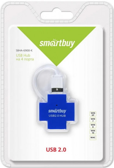 USB-хaб Smartbuy SBHA-6900-B