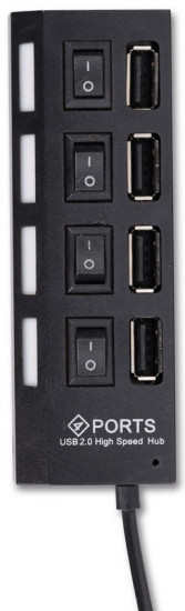 USB-хаб Smartbuy SBHA-7204-B