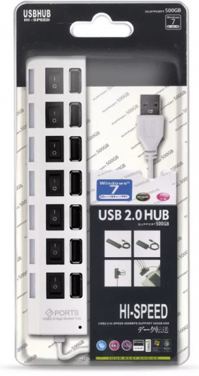 USB-хаб Smartbuy SBHA-7207-W