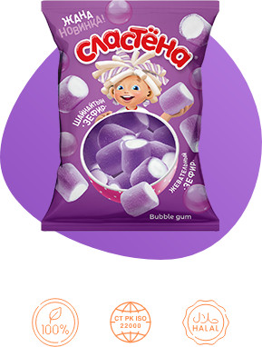Зефир жевательный «Bubble gum»