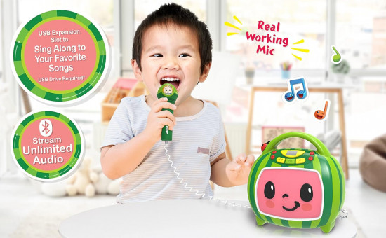 Караоке-система с микрофоном и Bluetooth-колонкой «eKids»