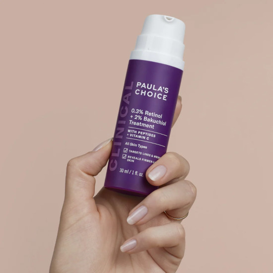 Крем для лица «The Clinical 0,3% Retinol + 2% Bakuchiol Treatment»