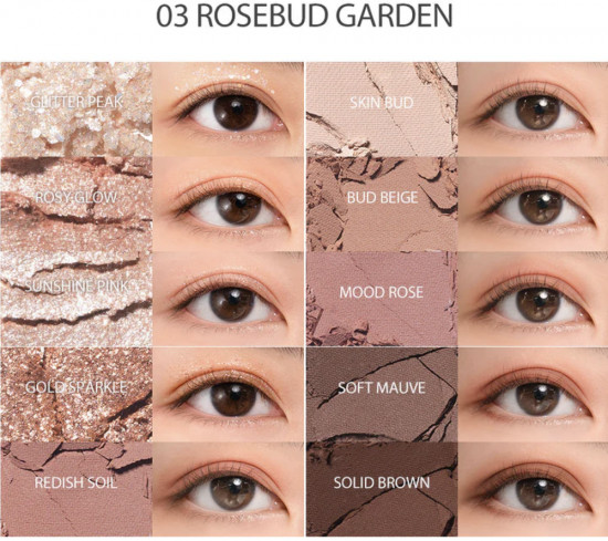 Палетка теней для век «Better Than Palette», оттенок 03 Rosebud garden