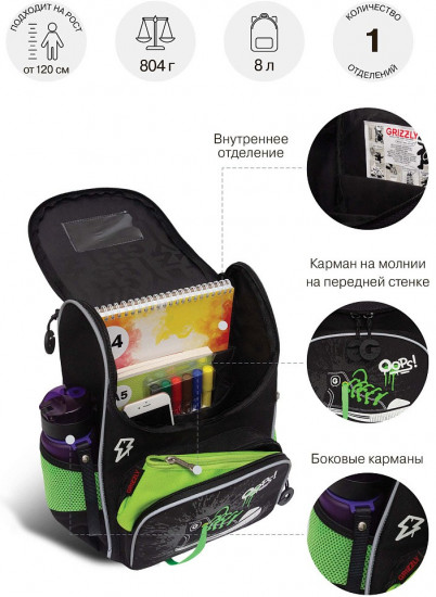 Рюкзак школьный с мешком для обуви
