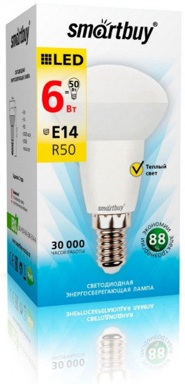 Светодиодная лампа SBL-R50-06-30K-E14-A