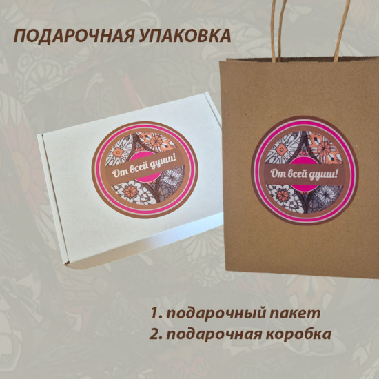 Подарочный набор из сумки и палантина