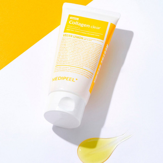 Гель-пенка для умывания с коллагеном и облепихой «Vegan Vitamin Collagen Clear»