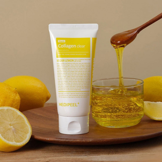 Гель-пенка для умывания с коллагеном и облепихой «Vegan Vitamin Collagen Clear»