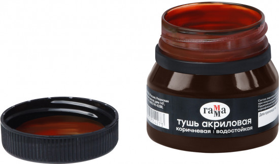 Тушь акриловая