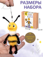 Набор для валяния из шерсти «Пчёлка» - Фото 5