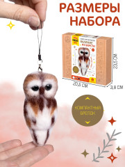 Набор для валяния из шерсти «Сова» - Фото 6