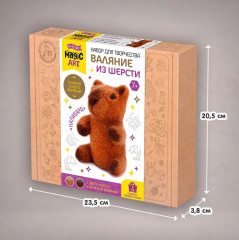 Набор для валяния из шерсти «Капибара» - Фото 6