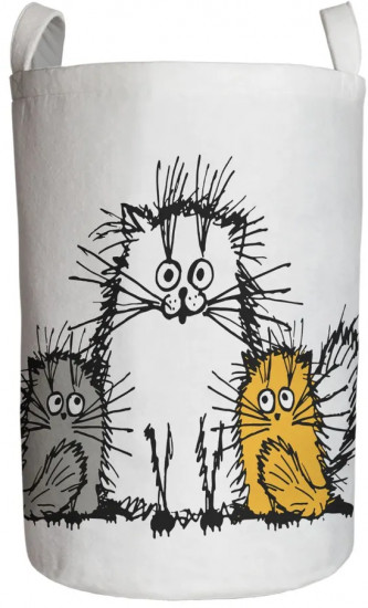 Корзина для хранения игрушек «Мохнатые коты»