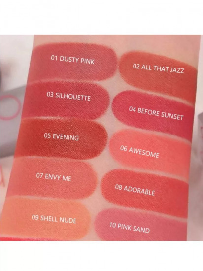Помада для губ матовая «Zero Matte Lipstick», тон 01 Dusty