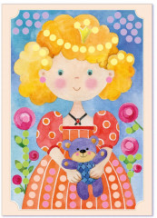 Аппликация бусинами «Принцесса Анфиса» - Фото 8