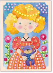 Аппликация бусинами «Принцесса Анфиса» - Фото 9