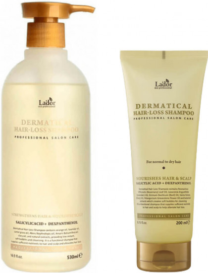 Шампунь против выпадения волос бессульфатный «Dermatical Hair-Loss Shampoo Normal To Dry Hair»