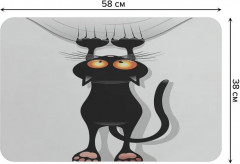 Коврик для сушки посуды «Кот-шкодник» - Фото 2